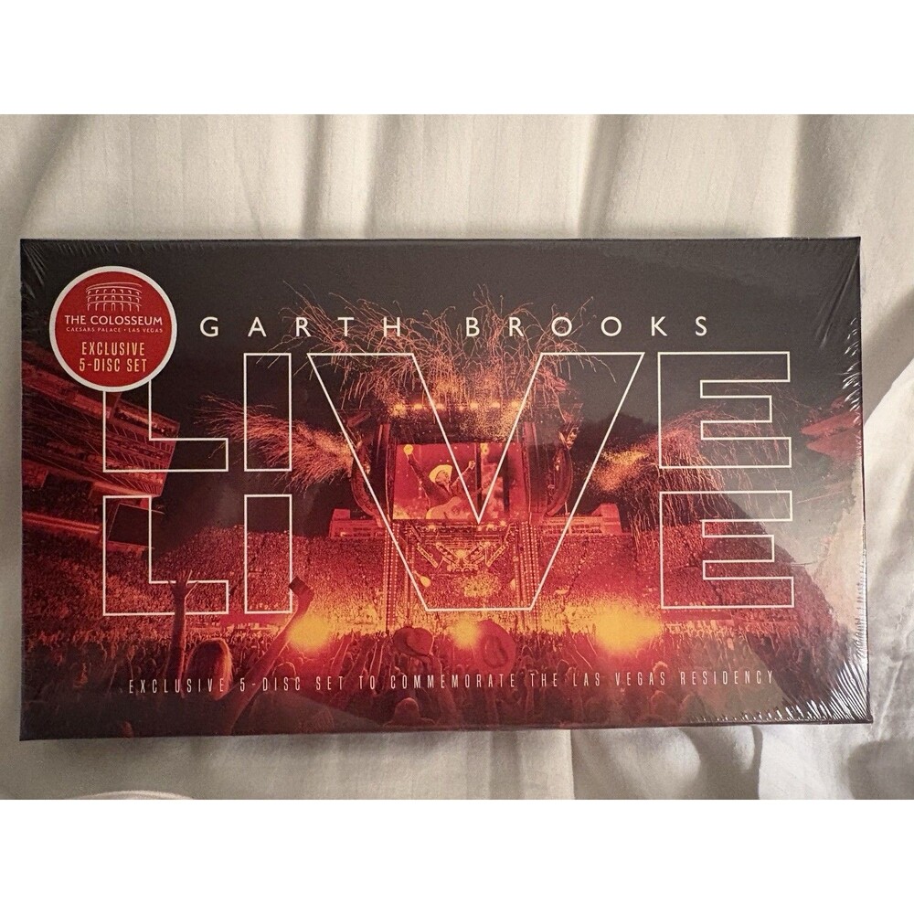 GARTH BROOKS DOUBLE LIVE- 5-DISC SET - THE LAS VEGAS RESIDENCY - SEALED NEW